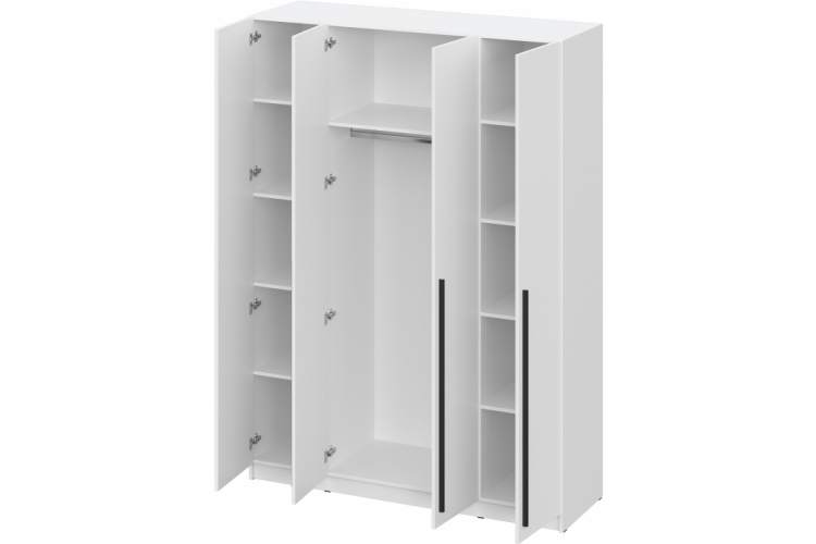 Шкаф Бирма ШК-1600 белое дерево / белое дерево-3