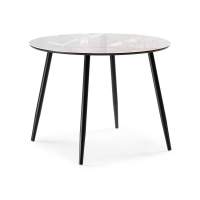 Стол стеклянный Анселм леонардо / черный