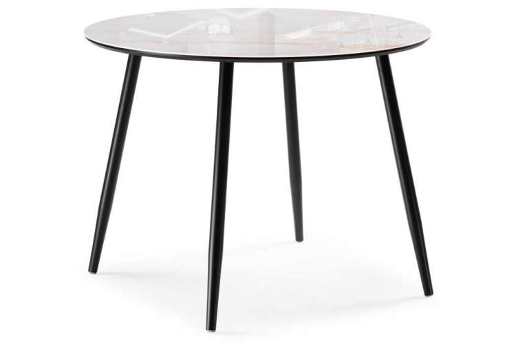 Стол стеклянный Анселм леонардо / черный