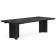Стол стеклянный Мален 240x110 дарк / черный