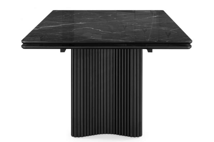 Стол стеклянный Мален 240x110 дарк / черный-9