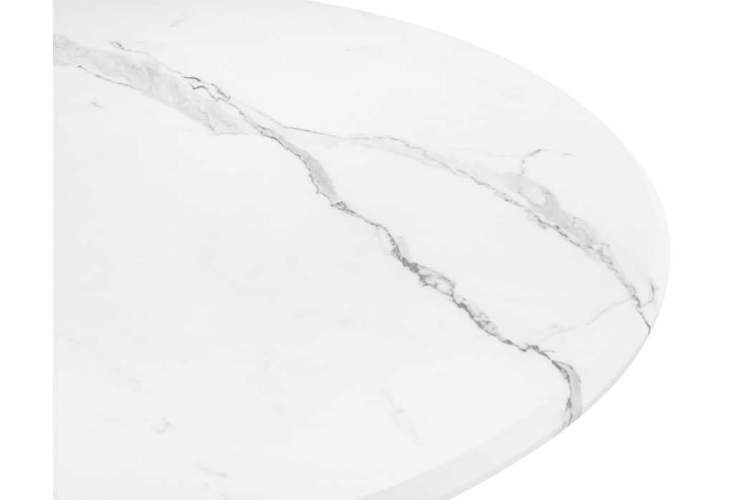 Стол Абилин 100 мрамор белый / белый матовый Стол деревянный-3