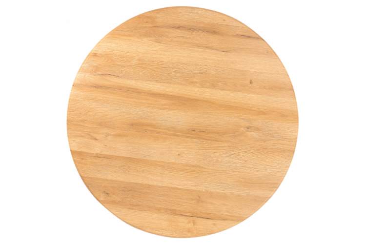 Стол деревянный Абилин 90 дуб вотан / белый матовый-3