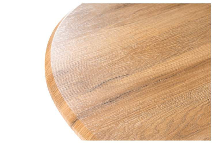 Стол деревянный Абилин 90 дуб вотан / белый матовый-5