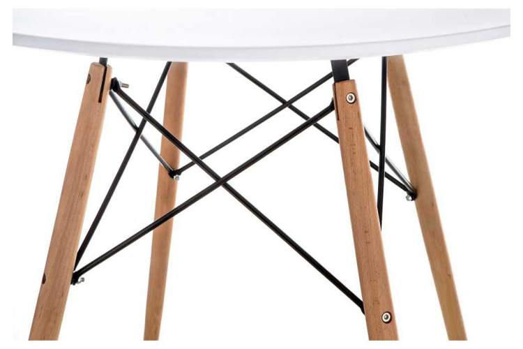 Стол деревянный Table 80 white / wood-3