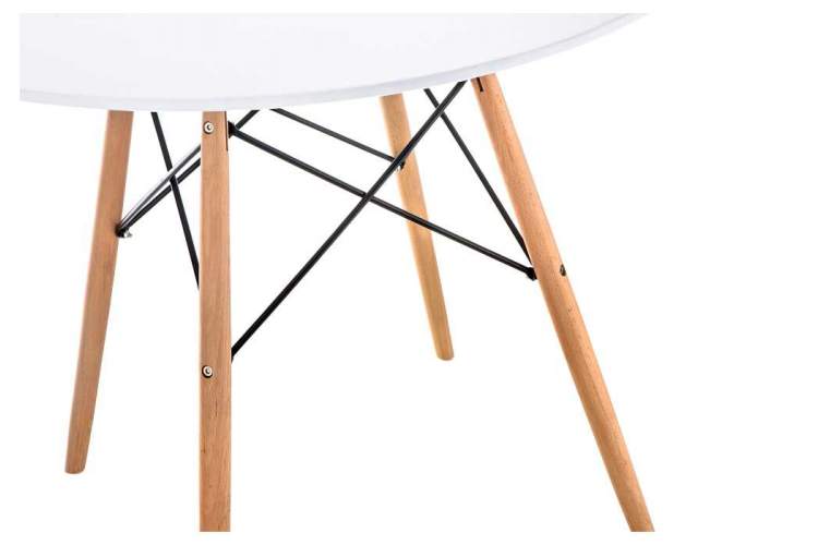 Стол деревянный Table 80 white / wood-5