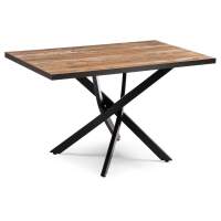 Стол Дэй дуб юкон / черный Стол деревянный