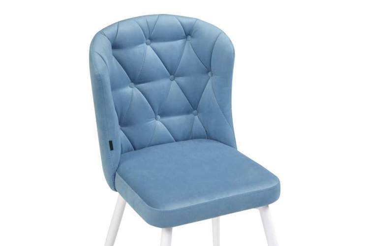 Стул на металлокаркасе Алиссум velutto 46 / белый-4