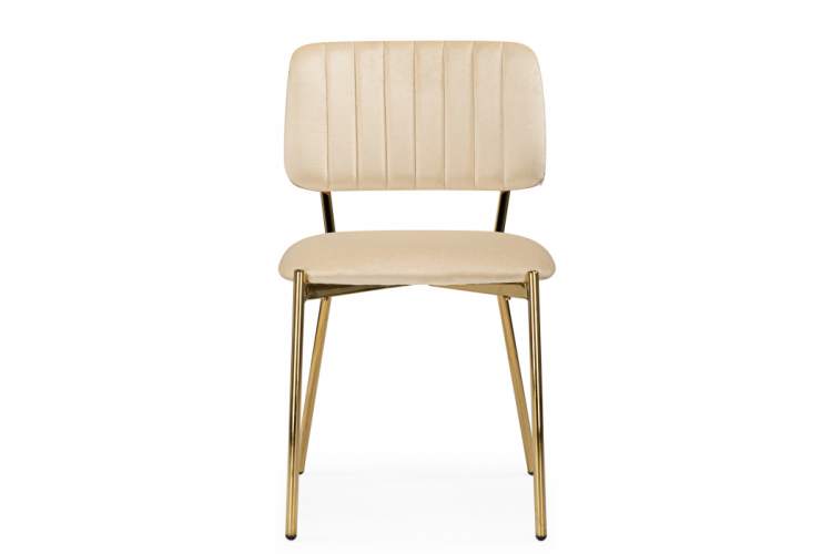 Стул на металлокаркасе Armond beige / gold-7