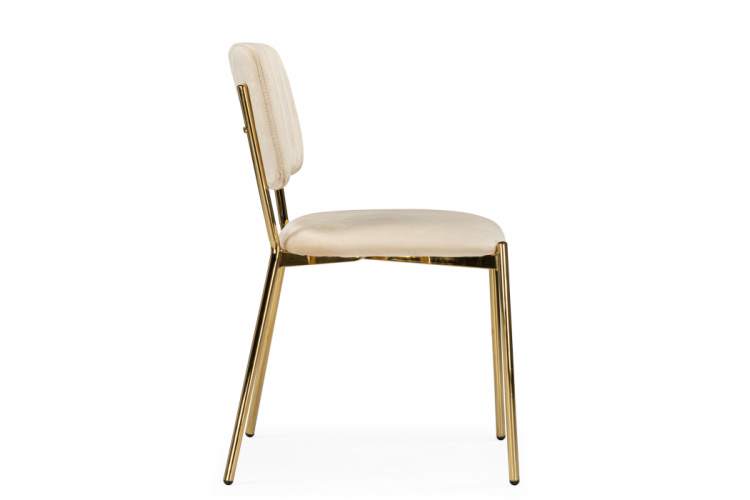 Стул на металлокаркасе Armond beige / gold-8