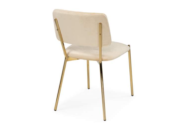 Стул на металлокаркасе Armond beige / gold-9