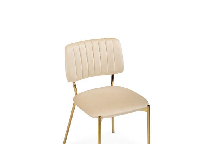 Стул на металлокаркасе Armond beige / gold-10