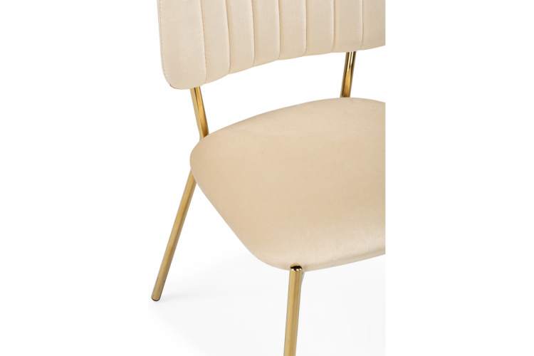 Стул на металлокаркасе Armond beige / gold-11