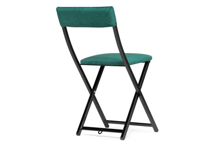 Стул на металлокаркасе Elevis зеленый / черный-4