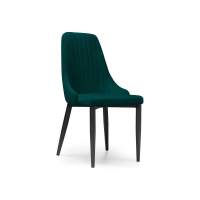 Стул Стул на металлокаркасе Kora green / black Стул Стул на металлокаркасе Kora green / black