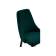 Стул на металлокаркасе Kora green / black