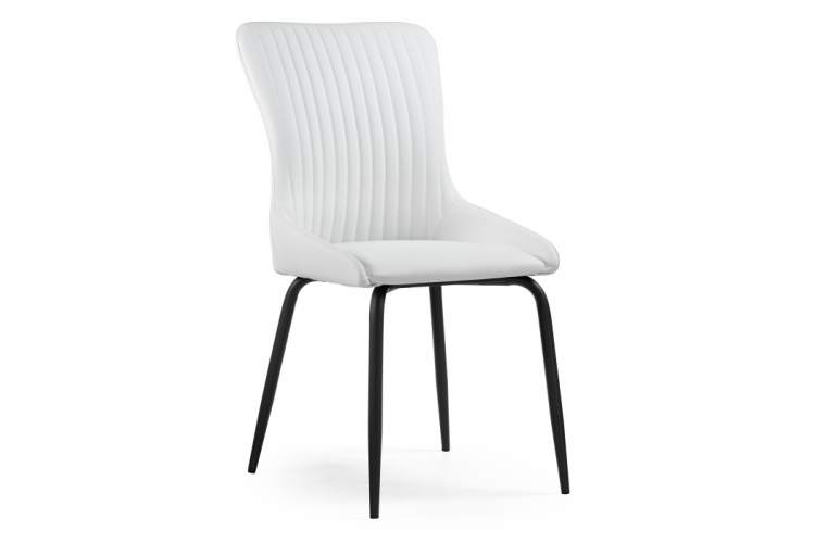 Стул на металлокаркасе Lado white / black