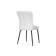 Стул на металлокаркасе Lado white / black