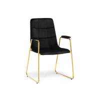 Стул на металлокаркасе black / gold Стул на металлокаркасе black / gold