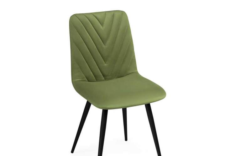Стул на металлокаркасе Ральф зеленый / черный-4
