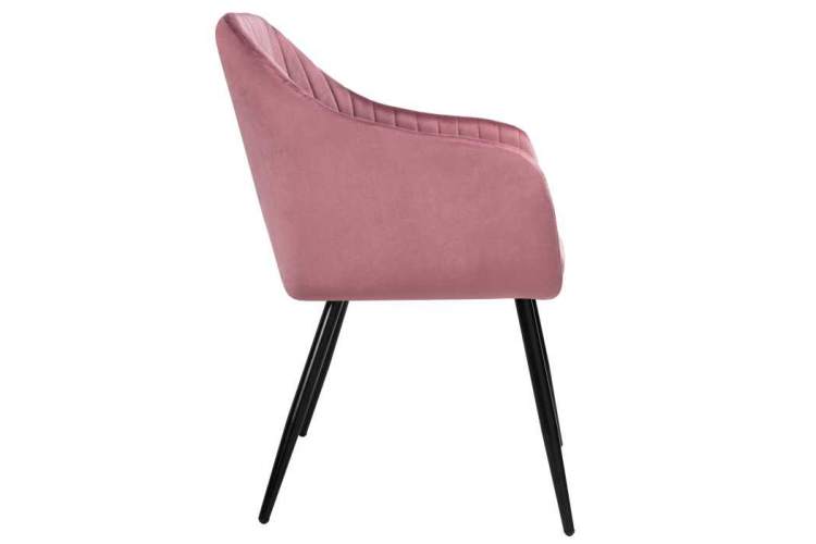 Стул на металлокаркасе Slam dark pink-2