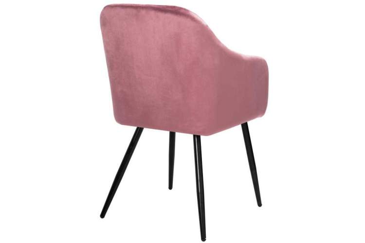 Стул на металлокаркасе Slam dark pink-3