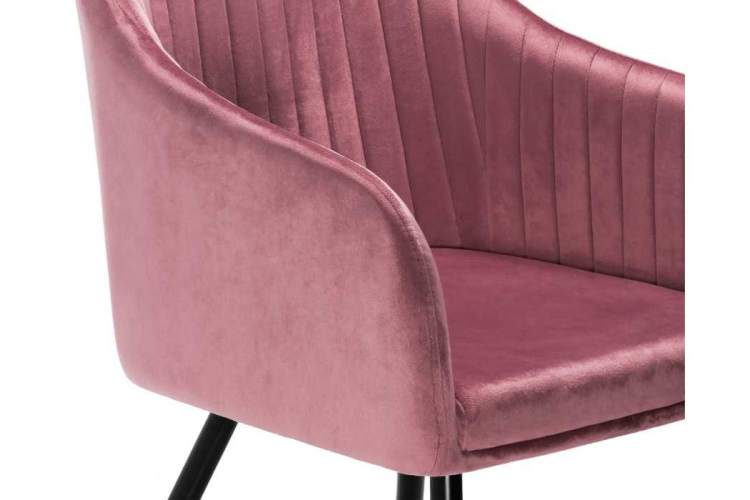 Стул на металлокаркасе Slam dark pink-7