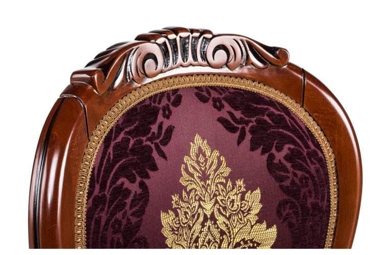 Стул деревянный Adriano 2 вишня с патиной-10