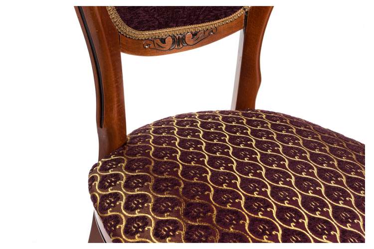 Стул деревянный Adriano 2 вишня с патиной-11