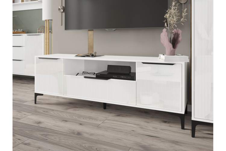 ТВ-тумба Иадама белый / белый глянец-4