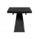 Ноттингем 160(220)х90х77 черный мрамор / черный Керамический стол