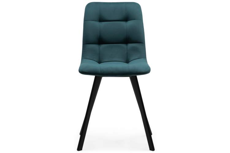 Стул на металлокаркасе Чилли морская волна / черный-2