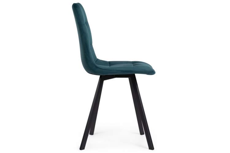 Стул на металлокаркасе Чилли морская волна / черный-3