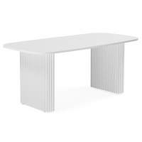 Стол деревянный Бавария B 180 х 90 белая пленка шагрень / белый