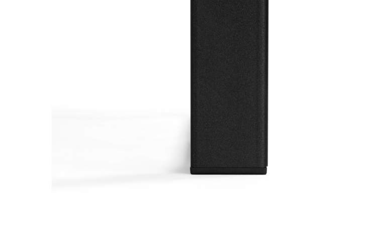 Стол деревянный Лиман 117 (157) x 77 бетон светлый / черный матовый-14