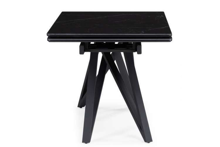 Керамический стол Вилсон 140(200)х80 черный мрамор shakespeare black / черный-4
