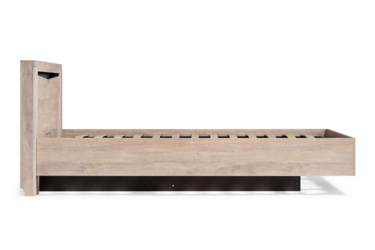 Кровать Магантия 160х200 с ПМ парящая дуб баррик-4