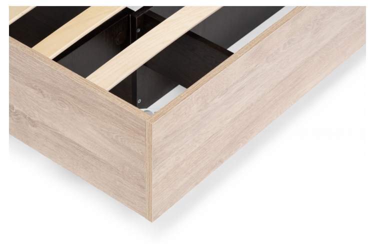 Кровать Магантия 160х200 с ПМ парящая дуб баррик-8