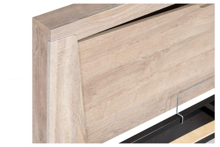 Кровать Магантия 160х200 с ПМ парящая дуб баррик-10