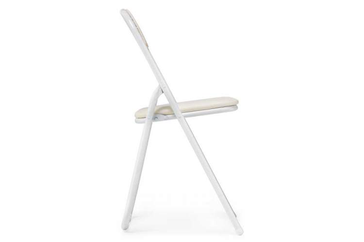 Стул на металлокаркасе Fold 1 складной beige / white-2