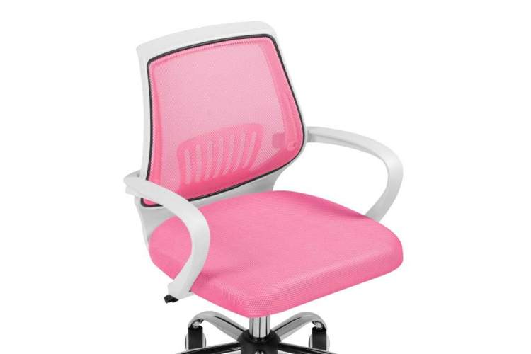Компьютерное кресло Ergoplus pink / white-5