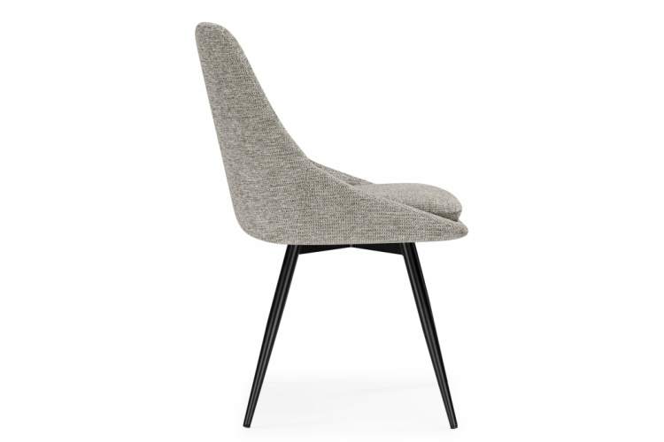 Стул на металлокаркасе Avian вращающийся светло-серый / черный-6