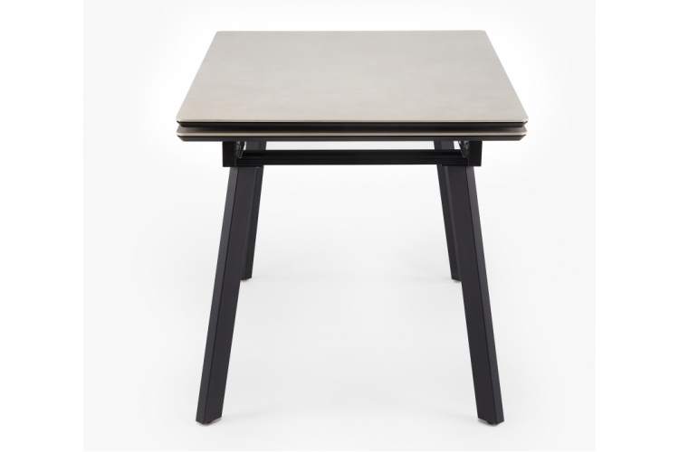 Керамический стол Норман 140(200)х80 carmen light grey / черный-1