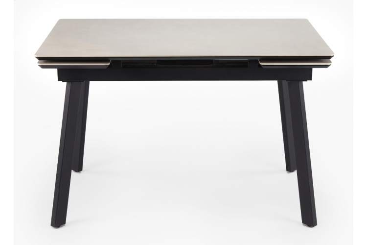 Керамический стол Норман 140(200)х80 carmen light grey / черный-2