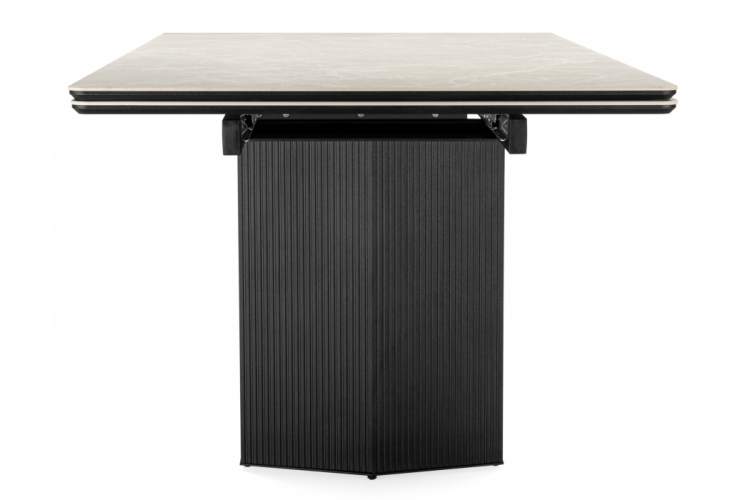 Керамический стол Монерон 200x100 burberry bianco matt / черный-8