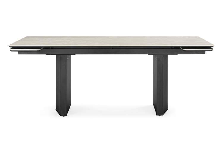 Керамический стол Монерон 200x100 burberry bianco matt / черный-9