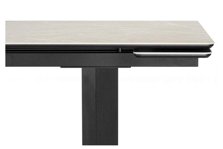 Керамический стол Монерон 200x100 burberry bianco matt / черный-11