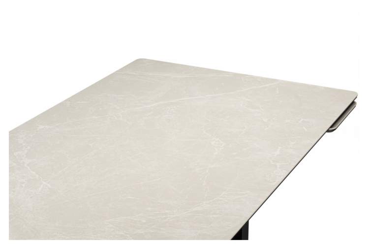 Керамический стол Монерон 200x100 burberry bianco matt / черный-12