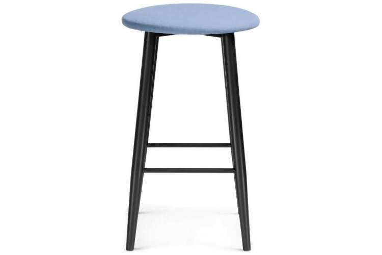 Барный стул Гангток катания дасти блю / черный матовый-1