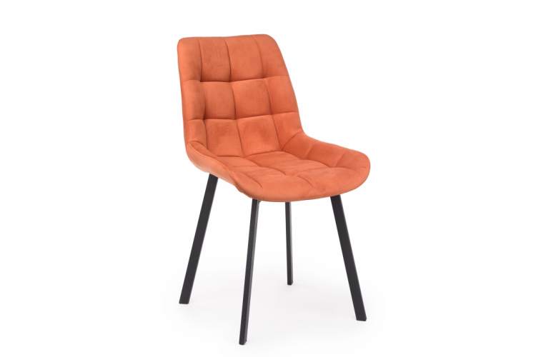 Стул на металлокаркасе Челси 360 П терракотовый (zd 432) / черный np-3